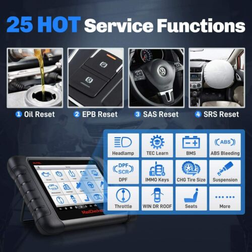 2022 Autel MaxiCheck MX808 Full System Diagnostic & Service Scan Tool Newly Adds Active Test