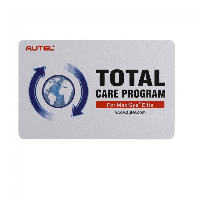 Autel MaxiSys Elite  one year total care program subscription card